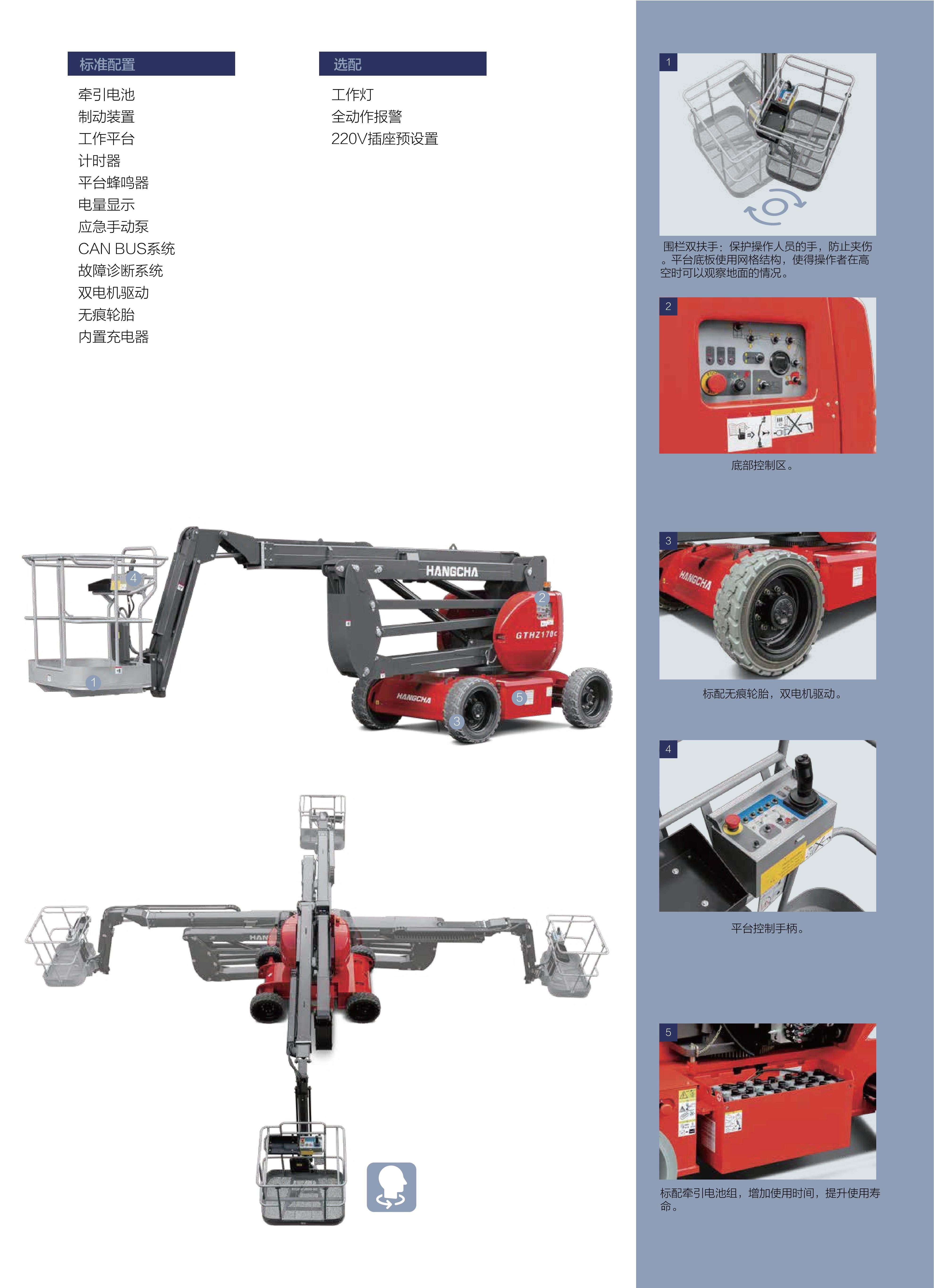 HZ210A（I）自行式電動越野曲臂高空作業平臺(圖6)